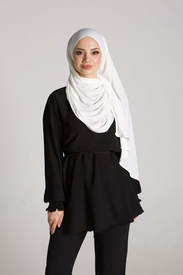 Morus Beyaz Premium Şal 70*180