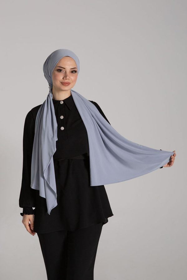 Molinia Duman Mavi Premium Şal 70*180