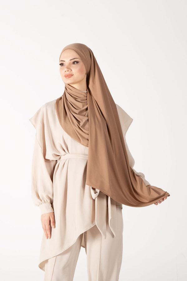 Mespilus Açık Kahve Premium Şal 70*180